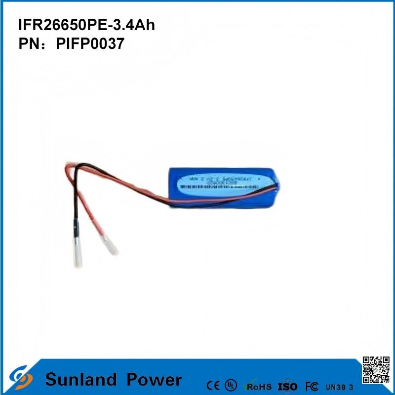 IFR26650PE-3.4Ah 3.2V LiFePO4 Batería para luz solar