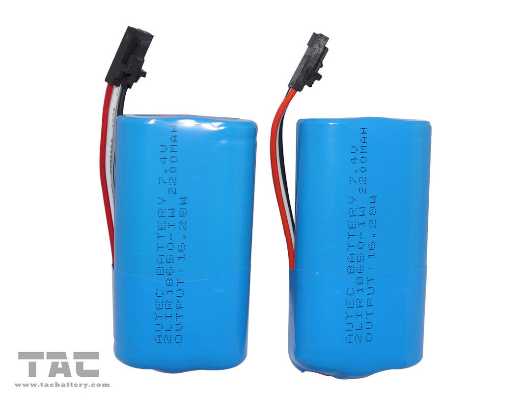 Batería de litio 18650 para el paquete de la ión de litio 2200mAh de los teléfonos móviles INM 7.4V