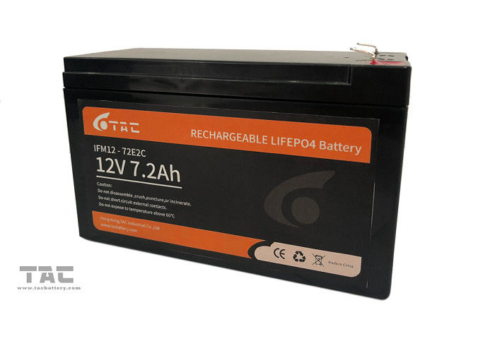 batería de 7.2Ah 12V LifePO4 para el reemplazo de plomo ligero de respaldo y solar