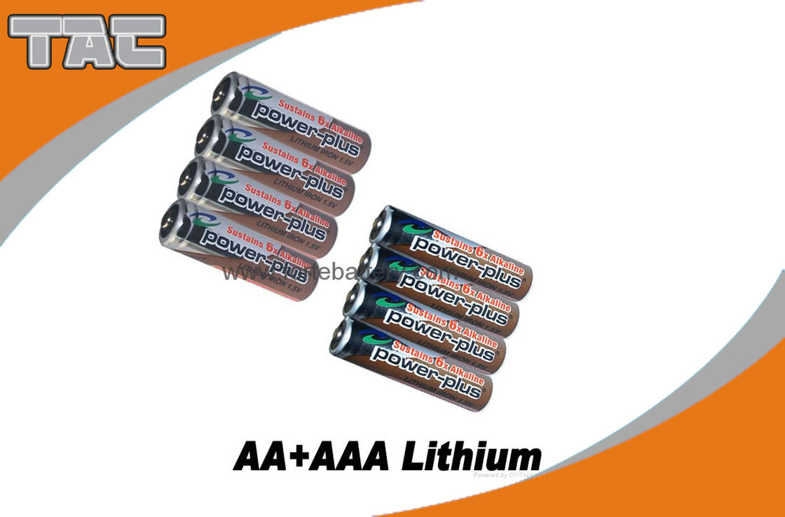 voltaje del circuito abierto de la batería 2700mAh del hierro LiFeS2 del litio 1.5V alto