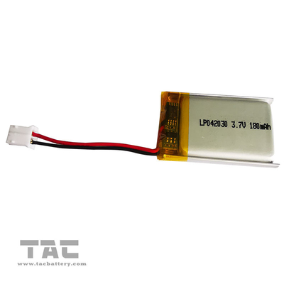Litio Ion Batteries Lipo Battery Rechargeable del polímero de LP042030 3.7V 180mAh