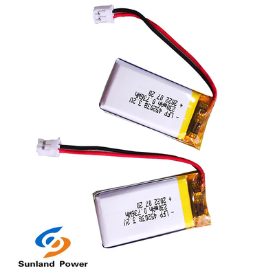 Litio Ion Batteries LiFePo4 Rechargeble del polímero de LP0452038 3.2V 230mAh
