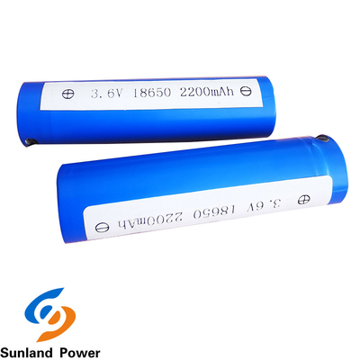 Dispositivos de Ion Cylindrical Battery For Home del litio de ICR18650 3.7V 2200mah