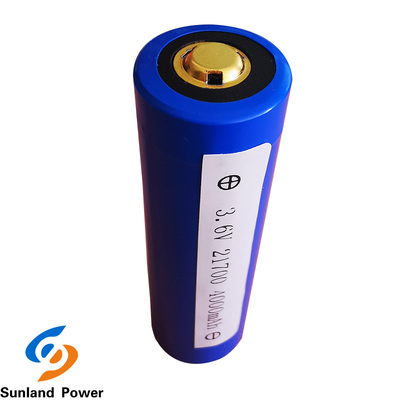 La batería cilíndrica ICR21700 3.6V 4000mah del litio azul con 300 veces del USB completa un ciclo vida