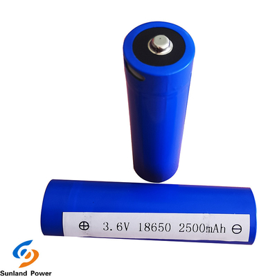 Litio Ion Cylindrical Battery ICR18650 3.6V 2500mah de la recarga con el terminal del USB