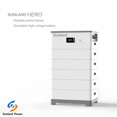 sistema de energía solar 7.68KWH 20.48KWH del almacenamiento de 153.6V 409.6V para el hogar