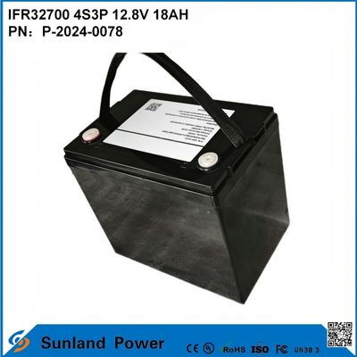 IFR32700 4S3P 12.8V 18Ah Para luces de inundación solares LEDs de jardín de alta luminosidad Luzes solares batería lifepo4