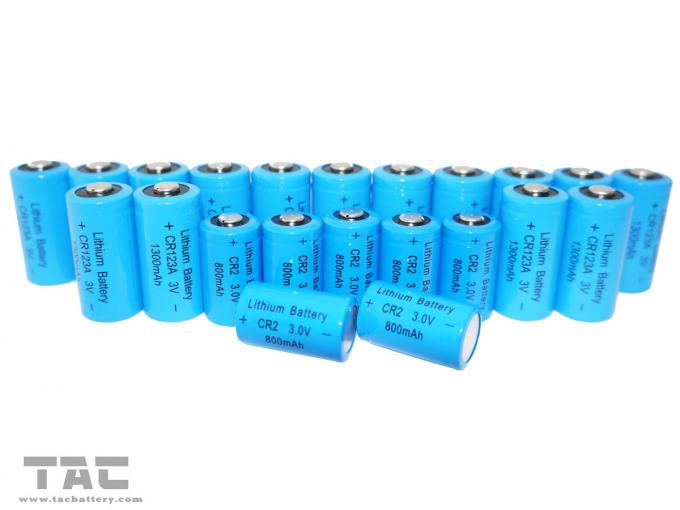 Batería de Li-Manganeso de la densidad de alta energía 3.0V CR123A 1300mAh/batería de litio primaria