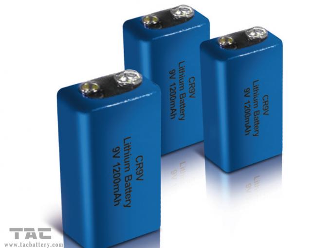 Batería batería/Li-manganeso de litio de CR9V para el sistema de alarma de humo