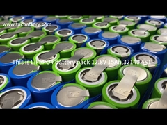 Batería larga de la batería 32140 4S1P LiFePO4 de la vida de ciclo 12V 15AH para el producto a prueba de explosiones