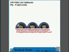 CR17505 3.0V 3000mAh Batería SmartPower para IndustrialGuard SeguridadPower HealthGuard