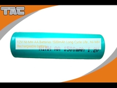 1.2V NI-MH Baterías AA 1500mAh Largo ciclo de vida, Ni-MH Batería recargable