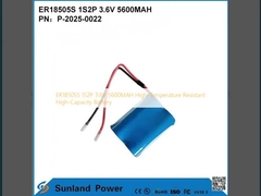 Batería de alta capacidad ER18505S 1S2P 3.6V 5600MAH resistente a altas temperaturas