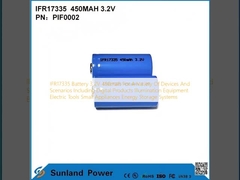 IFR17335 Batería 3.2V 450mah Para una variedad de dispositivos y escenarios, incluidos productos digitales Equipo de iluminación Herramientas eléctricas Pequeños aparatos Sistemas de almacenamiento de energía