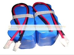 12.8V 4.6AH Li-ion Herramienta eléctrica Reposición de baterías recargables para Playmobile