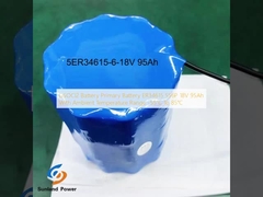 Batería LiSOCl2 Batería primaria ER34615 5S6P 18V 95Ah con rango de temperatura ambiente de -55°C a 85°C