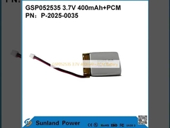 GSP052535 3.7V 400mAh + batería PCM