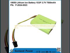 Batería de iones de litio 18650 1S3P 3.7V 7500mAh Baterías de iones de litio