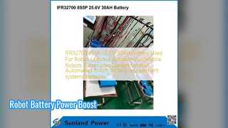 Actualización de batería de robot 25,6 V 30 AH